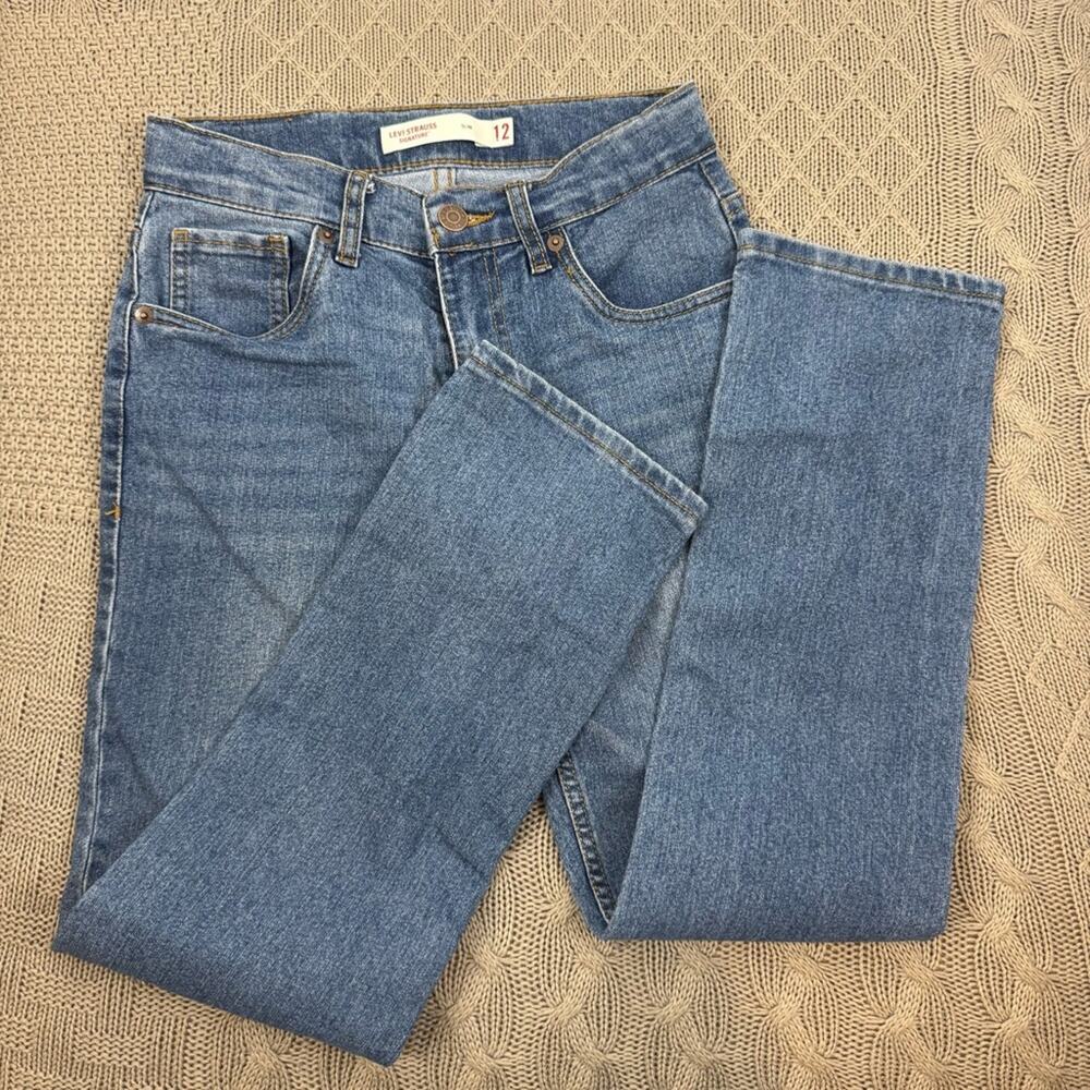 Levi’s Strauss Signature Denim Jeans Youth 12 Slim